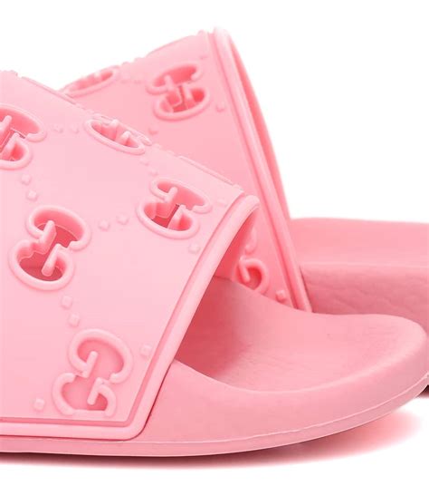 kid gucci slides|gucci slides kids girls.